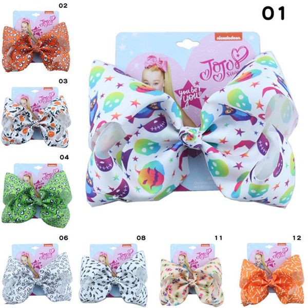 8 inch siwa hair bows baby girl hair clip hallowmas pumpkin designer hairclip hairpin for girls bow barrettes hair accessories gifts, Slivery;white
8 inch siwa hair bows baby girl hair clip hallowmas pumpkin designer hairclip hairpin for girls bow barrettes hair accessories gifts, Slivery;white