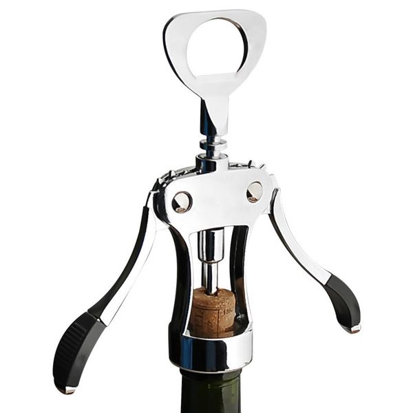 professional stainless steel wine bottle opener handle pressure corkscrew red wine opener kitchen accessory bar tool 301-0653
professional stainless steel wine bottle opener handle pressure corkscrew red wine opener kitchen accessory bar tool 301-0653