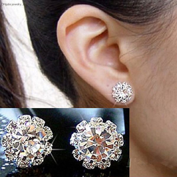 New Brand Fashion Filled Crystal Flower Stud Earring For Women's Wedding Bridal Gift Sliver Round Elegant Fashion Earring E0105
New Brand Fashion Filled Crystal Flower Stud Earring For Women's Wedding Bridal Gift Sliver Round Elegant Fashion Earring E0105