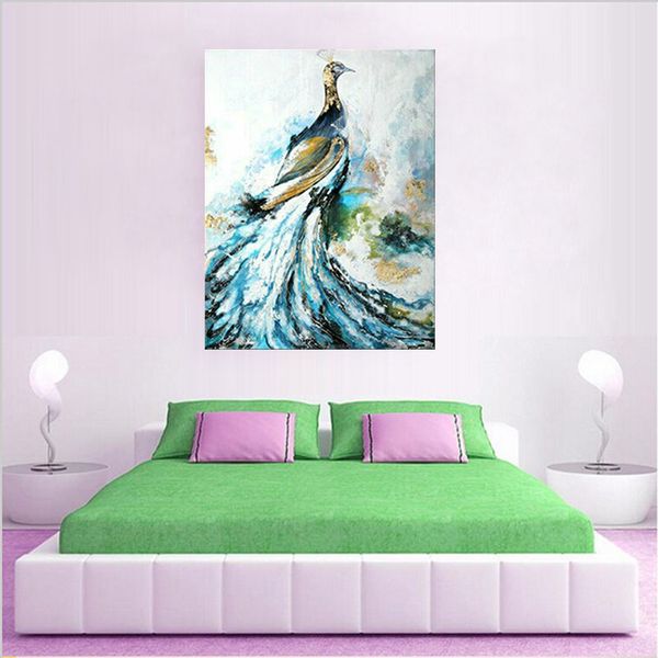 hand-painted abstract modern bird peacock oil painting on canvas art decorative animal wall pictures for home decor handmade oil painting
hand-painted abstract modern bird peacock oil painting on canvas art decorative animal wall pictures for home decor handmade oil painting