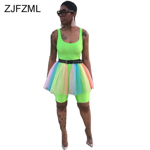 neon green sleeveless bandage playsuit women backless rainbow pleated mesh spliced bodysuit summer bodycon short jumpsuit, Black;white
neon green sleeveless bandage playsuit women backless rainbow pleated mesh spliced bodysuit summer bodycon short jumpsuit, Black;white