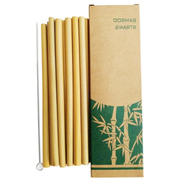 10pcs/set bamboo drinking straws with cleaning brush reusable eco-friendly party household drinking tool bar accessories
10pcs/set bamboo drinking straws with cleaning brush reusable eco-friendly party household drinking tool bar accessories