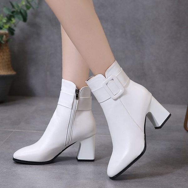 mcckle women winter fashionable fur warm ankle boots female zipper buckle block high heels office shoes ladies footwear, Black
mcckle women winter fashionable fur warm ankle boots female zipper buckle block high heels office shoes ladies footwear, Black