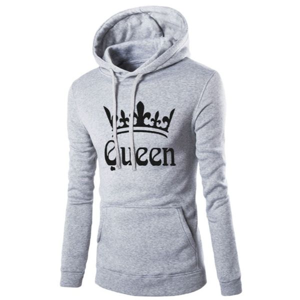 women queen men king hoodies hooded lovers match sweatshirts fitness casual grey pullovers, Black
women queen men king hoodies hooded lovers match sweatshirts fitness casual grey pullovers, Black