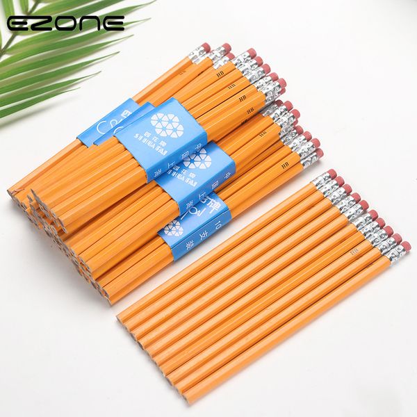 ezone 5pcs yellow wooden handle pencil hb ordinary pencil with eraser primary school students writing sketch
ezone 5pcs yellow wooden handle pencil hb ordinary pencil with eraser primary school students writing sketch