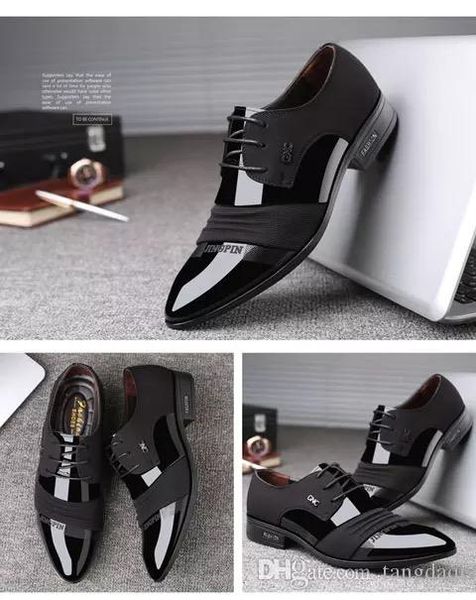 2019 men's english style is wearing korean version of baiji wedding shoes pointed leather shoes with young business men's shoes in, Black
2019 men's english style is wearing korean version of baiji wedding shoes pointed leather shoes with young business men's shoes in, Black