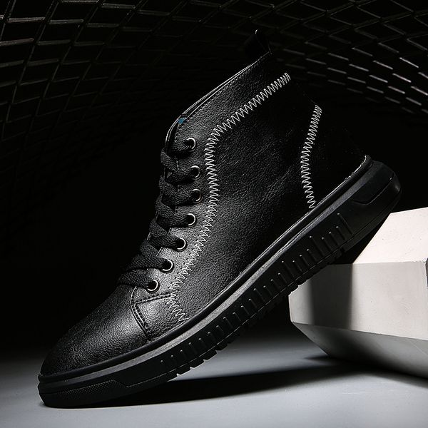 genuine leather men winter shoes fashion men winter boots pointed toe ankle boots for male leather big size 47 a4, Black
genuine leather men winter shoes fashion men winter boots pointed toe ankle boots for male leather big size 47 a4, Black