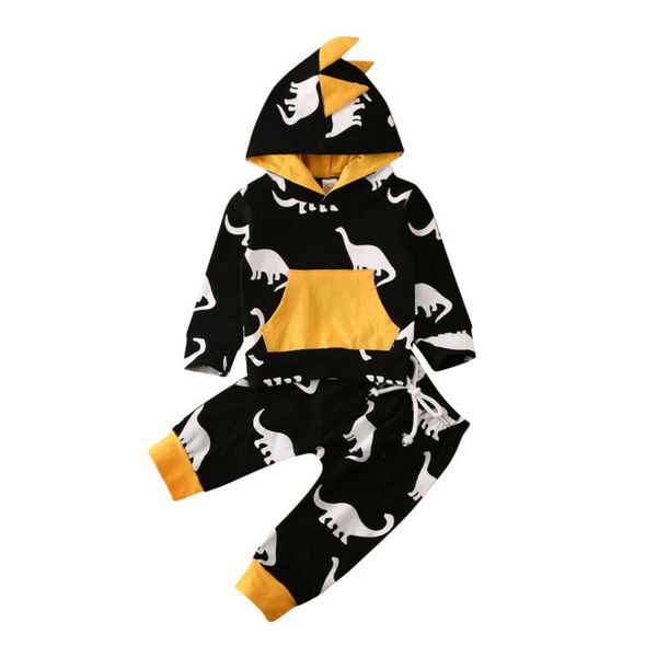 fall autumn newborn infant baby boys dinosaur outfits clothes hooded t-shirt + pants cartoon set, White
fall autumn newborn infant baby boys dinosaur outfits clothes hooded t-shirt + pants cartoon set, White