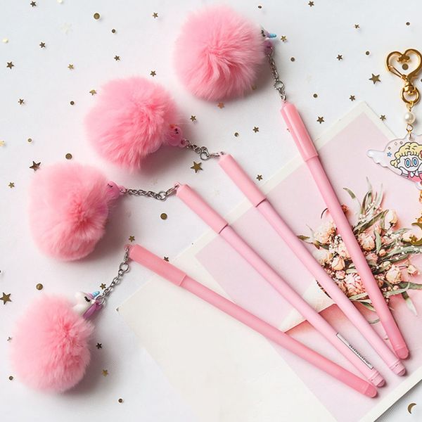 cute unicorn ball plush pendant gel pen cute 0.5 mm black ink neutral pen promotional gift stationery school supplies
cute unicorn ball plush pendant gel pen cute 0.5 mm black ink neutral pen promotional gift stationery school supplies