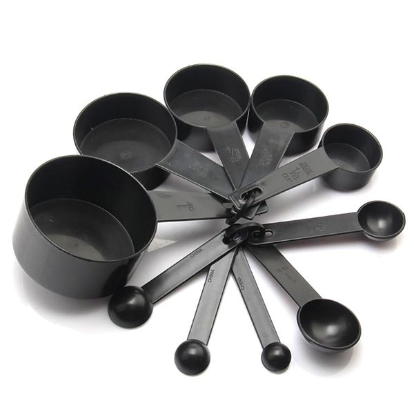 10pcs/set black color measuring cups and measuring spoon scoop silicone handle kitchen measuring tool other kitchen tools
10pcs/set black color measuring cups and measuring spoon scoop silicone handle kitchen measuring tool other kitchen tools