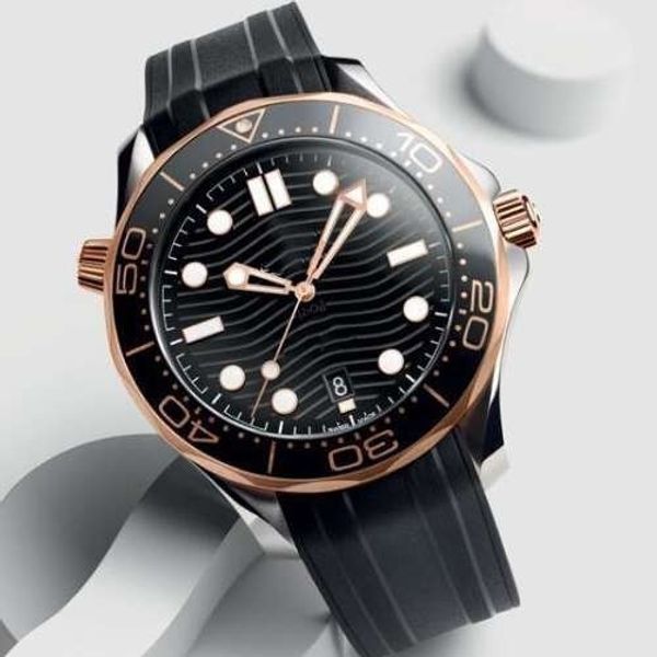 rubber strap rose gold stainless steel men automatic luxury mens watches designer watch professional diver 300m master nato wristwatches, Slivery;brown
rubber strap rose gold stainless steel men automatic luxury mens watches designer watch professional diver 300m master nato wristwatches, Slivery;brown