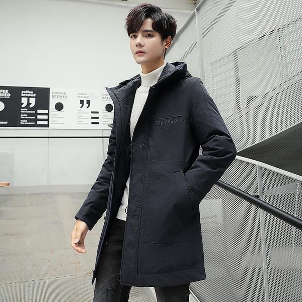 down jacket men's 2019 winter new style down coat for men men's wear mid-length korean-style thick warm coat, Black
down jacket men's 2019 winter new style down coat for men men's wear mid-length korean-style thick warm coat, Black