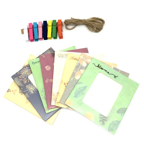 diy creative mini paper p frame with mini colored clothespins and twine -fit instax film for storing precious ps25
diy creative mini paper p frame with mini colored clothespins and twine -fit instax film for storing precious ps25