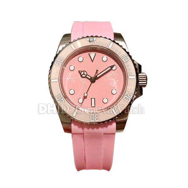 pink luxury women watches sapphire 316l stainless steel case rubber strap automatic watch 38mm lady watches montre de luxe luxury watch, Slivery;brown
pink luxury women watches sapphire 316l stainless steel case rubber strap automatic watch 38mm lady watches montre de luxe luxury watch, Slivery;brown