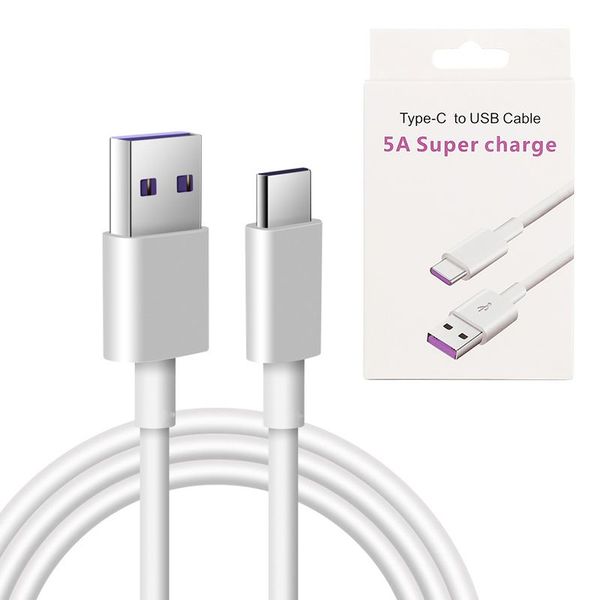 5A Type C Cable Support Fast Charging Speed Quick Charger 1m 3ft USB C 2M 6ft Data Cables for Huawei Samsung Android SmartPhone
5A Type C Cable Support Fast Charging Speed Quick Charger 1m 3ft USB C 2M 6ft Data Cables for Huawei Samsung Android SmartPhone