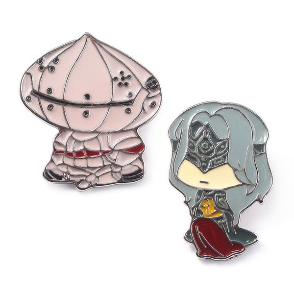 dark soul 3 enamel pins brooch solaire of astora artorias onion knight badge brooches for women men jewelry gift, Gray
dark soul 3 enamel pins brooch solaire of astora artorias onion knight badge brooches for women men jewelry gift, Gray