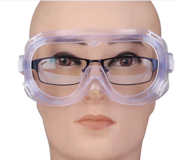 свободные сколы защитные очки закрытые очки для предотвращения брызг, капель, пыли защита глаз маска может носить близорукие линзы с ce fda