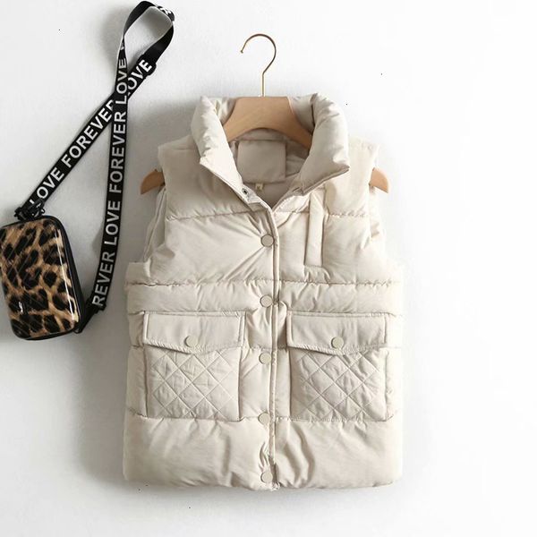 winter big pocket streetwear vest jas winddicht thicken down vest katoen slender girls warm, Black;white
winter big pocket streetwear vest jas winddicht thicken down vest katoen slender girls warm, Black;white