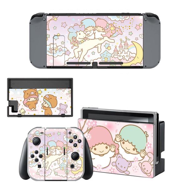 nintend switch vinyl skins sticker for nintendo switch console and controller skin set - little twin stars
nintend switch vinyl skins sticker for nintendo switch console and controller skin set - little twin stars