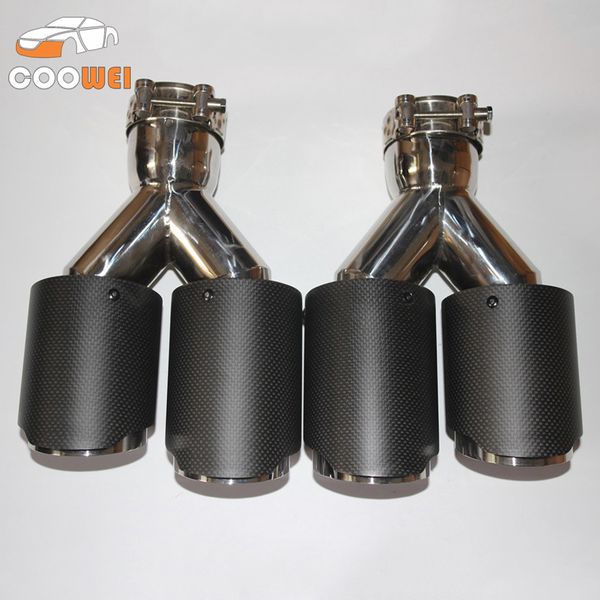 2pcs 2.5" (63mm)inlet 3.5" (89mm)outlet ak style carbon fiber exhaust tip universal muffler tips dual pipe quad tips
2pcs 2.5" (63mm)inlet 3.5" (89mm)outlet ak style carbon fiber exhaust tip universal muffler tips dual pipe quad tips