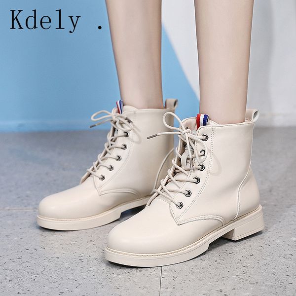 women genuine leather shoes for winter boots shoes woman casual spring genuine leather botas mujer female ankle boots, Black