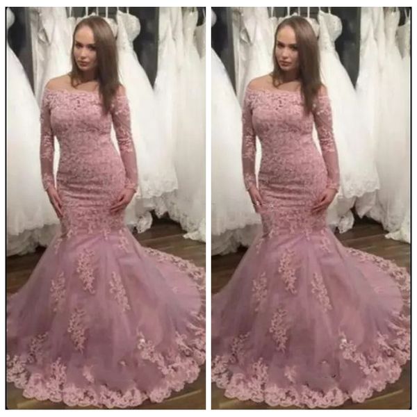 2019 bateau long sleeves mermaid lace appliques prom dress lace appliques slim prom gowns for special occasion dresses custom online, Black
2019 bateau long sleeves mermaid lace appliques prom dress lace appliques slim prom gowns for special occasion dresses custom online, Black