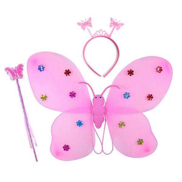 3pcs girls cosplay costume led fairy wings magic wand headband stage party props f3md, Slivery;white
3pcs girls cosplay costume led fairy wings magic wand headband stage party props f3md, Slivery;white