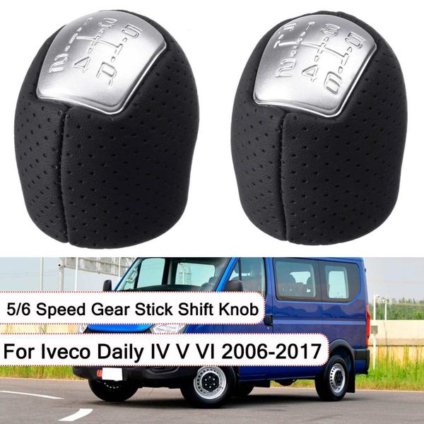 5/6 speed mt pu leather gear shift knob shifter lever handball for iveco daily iv v vi 2006-2017
5/6 speed mt pu leather gear shift knob shifter lever handball for iveco daily iv v vi 2006-2017
