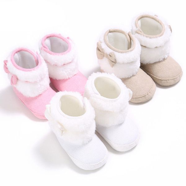 New Newborn Baby Infant Toddler Girl Boots Crib Shoes Bow Prewalkers Furry Snow Winter Warm Boots Bowknot Walkers, Black;grey
New Newborn Baby Infant Toddler Girl Boots Crib Shoes Bow Prewalkers Furry Snow Winter Warm Boots Bowknot Walkers, Black;grey