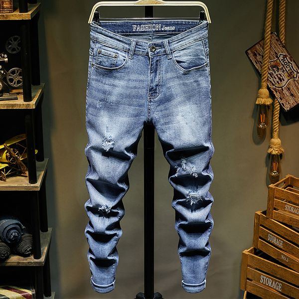 men's jeans italian style fashion men retro blue color slim fit ripped classical cotton denim pants vintage designer
men's jeans italian style fashion men retro blue color slim fit ripped classical cotton denim pants vintage designer