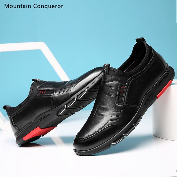 mountain conqueror new brand men shoes men's genuine leather casual shoes fashion breathable sneakers fashion flats, Black
mountain conqueror new brand men shoes men's genuine leather casual shoes fashion breathable sneakers fashion flats, Black