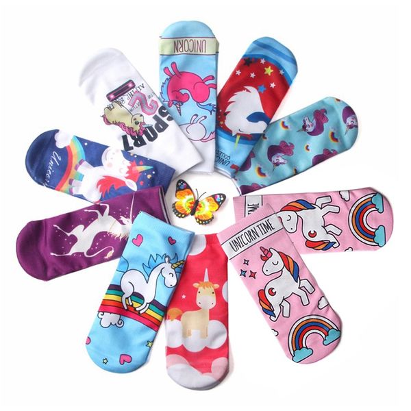2019 new colorful unicorn soft cotton socks children christmas spring funny socks sweet 3d single-sided prints socks, Pink;yellow
2019 new colorful unicorn soft cotton socks children christmas spring funny socks sweet 3d single-sided prints socks, Pink;yellow