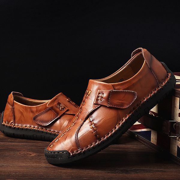 2018 winter new style large size leather shoes foot covering casual formal wear leather shoes men's soft bottom driving sh, Black
2018 winter new style large size leather shoes foot covering casual formal wear leather shoes men's soft bottom driving sh, Black
