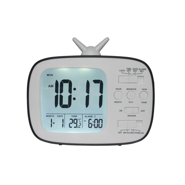 led alarm clock digital snooze table clock wake up light electronic large time temperature display home decoration kids clock
led alarm clock digital snooze table clock wake up light electronic large time temperature display home decoration kids clock