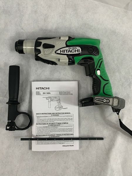 Новый Hitachi DH18DL шуруповерт 18В перфоратор SDS молоток сверла 18 вольт только голый инс
Новый Hitachi DH18DL шуруповерт 18В перфоратор SDS молоток сверла 18 вольт только голый инс