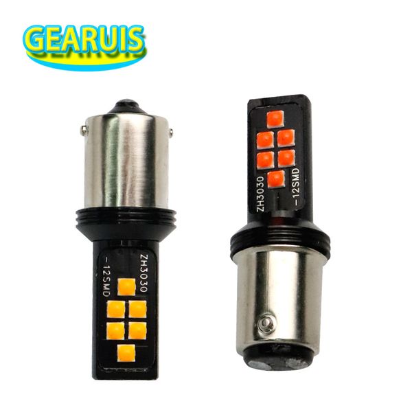 2pcs 1156 ba15s bau15s 1157 bay15d t20 7440 7443 3030 0.4a 5w led car drl brake lights reverse lamp turn signal lights red amber
2pcs 1156 ba15s bau15s 1157 bay15d t20 7440 7443 3030 0.4a 5w led car drl brake lights reverse lamp turn signal lights red amber