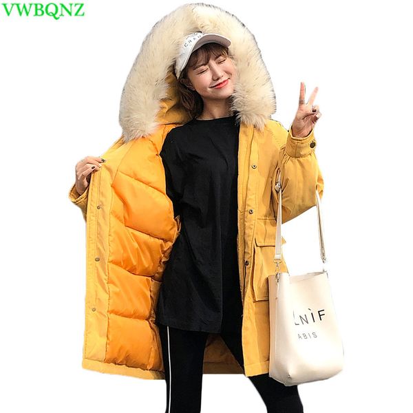 2018 winter thicken warm jacket womens big fur collar hooded down jacket coat female long down parkas ladies cotton-padded coats, Black
2018 winter thicken warm jacket womens big fur collar hooded down jacket coat female long down parkas ladies cotton-padded coats, Black