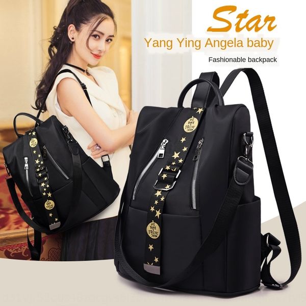 women's oxford waterproof shoulder bag leisure multi-function anti-theft student shoulder bag women, White
women's oxford waterproof shoulder bag leisure multi-function anti-theft student shoulder bag women, White