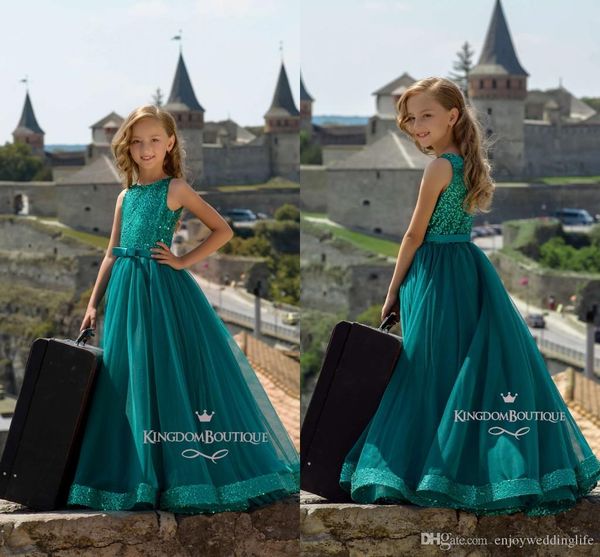 sparkly hunter a line tulle flower girls' dresses sequined sleeveless girls pageant gowns birthday party dress floor length with belt, White;blue
sparkly hunter a line tulle flower girls' dresses sequined sleeveless girls pageant gowns birthday party dress floor length with belt, White;blue