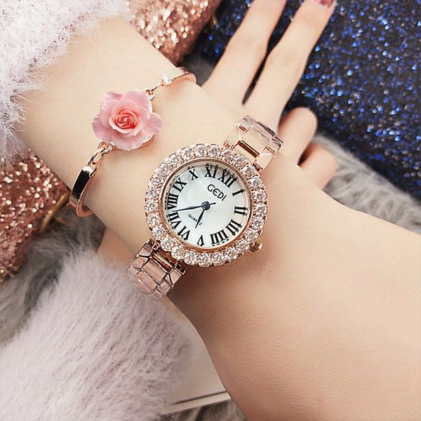 women wrist watches for women graceful elegant female fashion waterproof rhinestone watches lady diamond dress watch, Slivery;brown 
women wrist watches for women graceful elegant female fashion waterproof rhinestone watches lady diamond dress watch, Slivery;brown