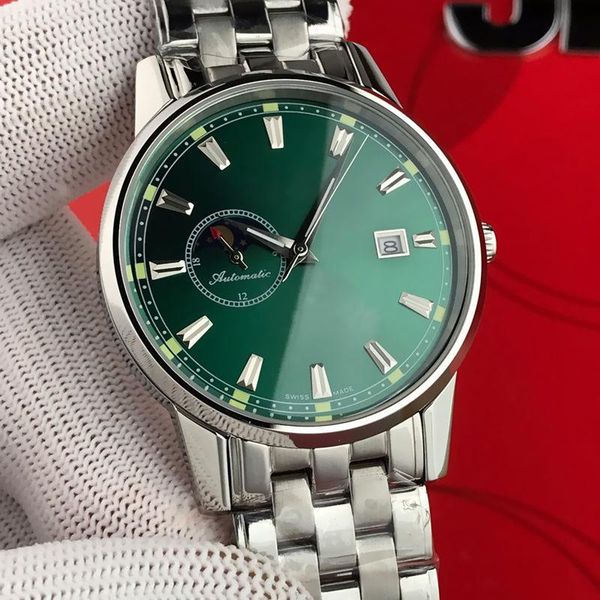 imported 8217 automatic mechanical movement 24-hour real moon phase display coated glass mirror 5 degree waterproof stylish steel strap x646, Slivery;brown
imported 8217 automatic mechanical movement 24-hour real moon phase display coated glass mirror 5 degree waterproof stylish steel strap x646, Slivery;brown