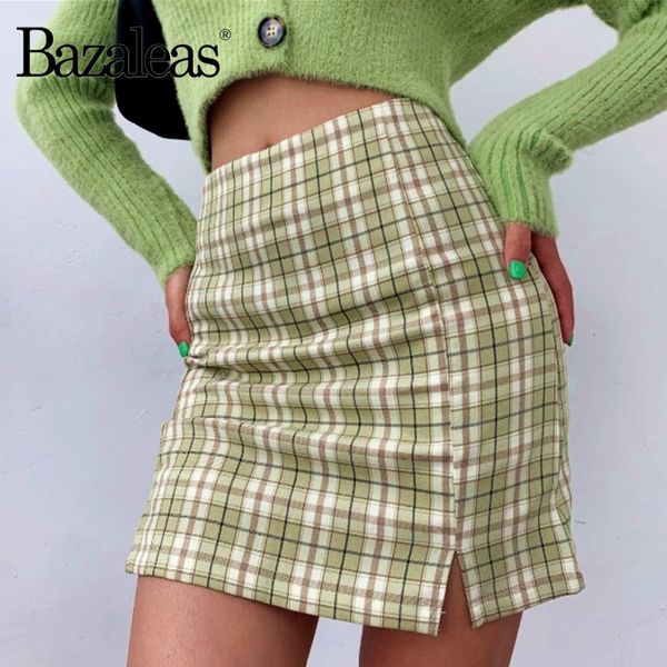 plaid bazaleas streetwear mini green saia womens harajuku high waist split short slim tartan women a-line skirt, Black
plaid bazaleas streetwear mini green saia womens harajuku high waist split short slim tartan women a-line skirt, Black