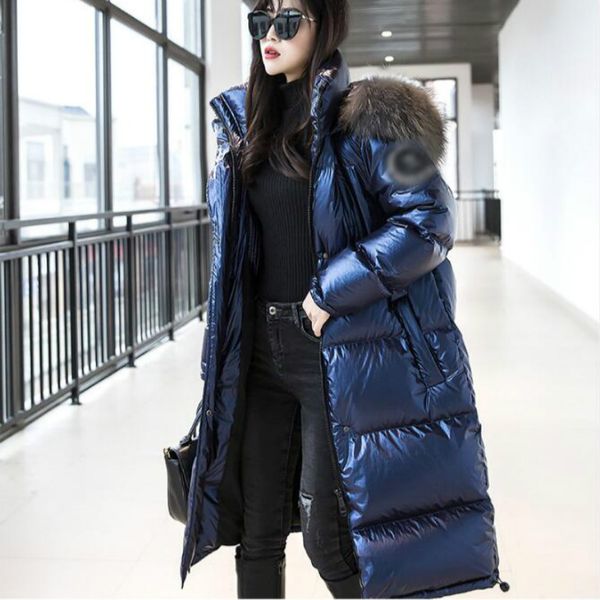 women's down jacket fur collar autumn winter coat female jacket korean vintage jackets for women clothes 2019 long zt3816, Black
women's down jacket fur collar autumn winter coat female jacket korean vintage jackets for women clothes 2019 long zt3816, Black