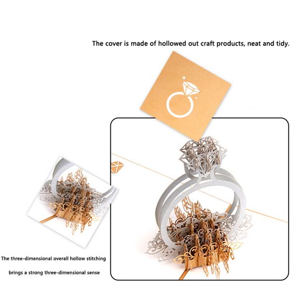 decoration birthday 3d greeting card gift home wedding craft valentine's day party supplies handmade paper diamond ring
decoration birthday 3d greeting card gift home wedding craft valentine's day party supplies handmade paper diamond ring