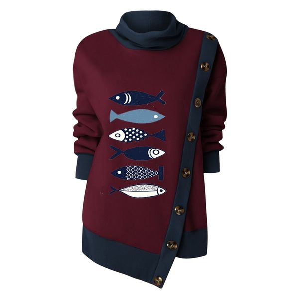 fashion women plus size button splice print winter hoodies ladies crew neck long sleeve sweatshirt warm hoodie sudadera mujer, Black
fashion women plus size button splice print winter hoodies ladies crew neck long sleeve sweatshirt warm hoodie sudadera mujer, Black