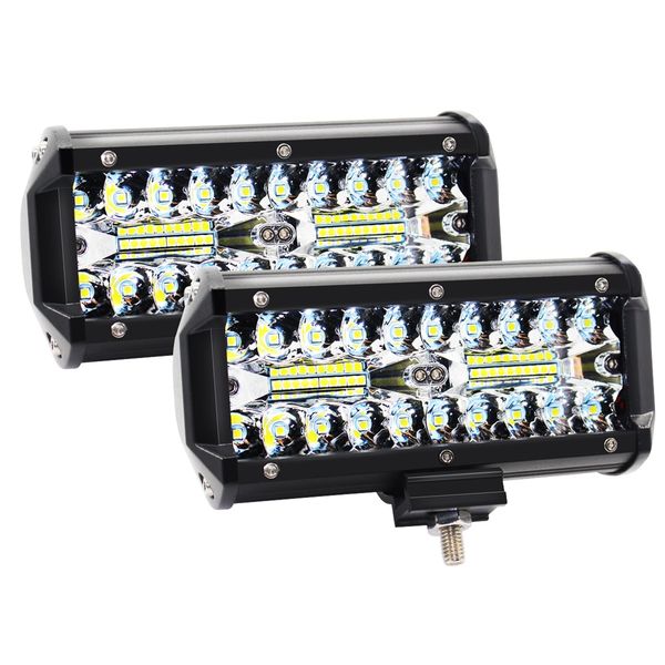 7 inch led work light bar 120w three row flood spot combo beam 12v 24v off road suv driving light car styling accessories
7 inch led work light bar 120w three row flood spot combo beam 12v 24v off road suv driving light car styling accessories