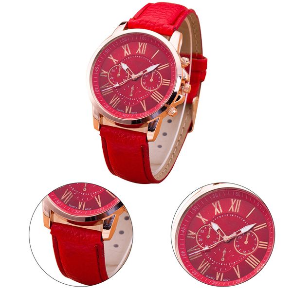 women's watches fashion roman numerals faux leather analog quartz wrist watch women female 4 colors new, Slivery;brown
women's watches fashion roman numerals faux leather analog quartz wrist watch women female 4 colors new, Slivery;brown