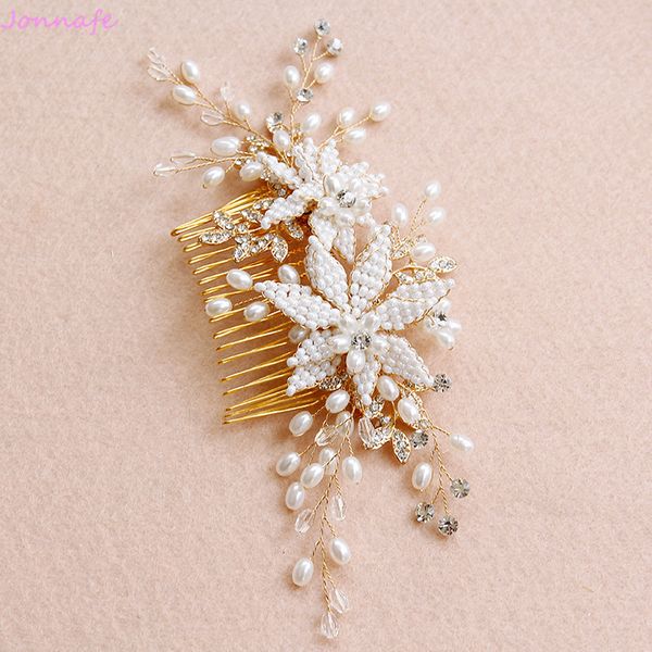 ювелирные изделия ручной работы jonnafe pearls цветов волос расческой свадебные головной убор золото свадебные аксессуары для волос женщины, White;golden
ювелирные изделия ручной работы jonnafe pearls цветов волос расческой свадебные головной убор золото свадебные аксессуары для волос женщины, White;golden