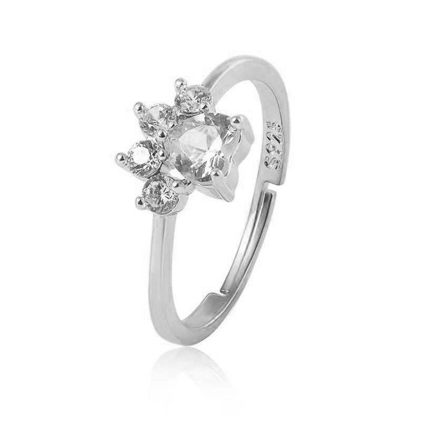 lovely cartoon hatch can adjust cat claw cat footprint zirconium stone ring ma'am electroplate silver accessories
lovely cartoon hatch can adjust cat claw cat footprint zirconium stone ring ma'am electroplate silver accessories