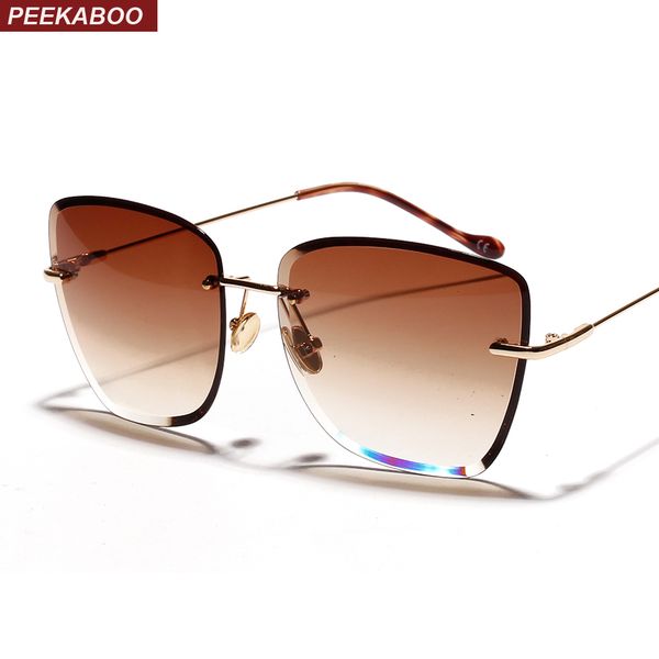 peekaboo gradient square солнцезащитные очки без оправы женщины прозрачное стекло 2019 ретро бескаркасных солнцезащитных очков для женщин ко, White;black
peekaboo gradient square солнцезащитные очки без оправы женщины прозрачное стекло 2019 ретро бескаркасных солнцезащитных очков для женщин ко, White;black